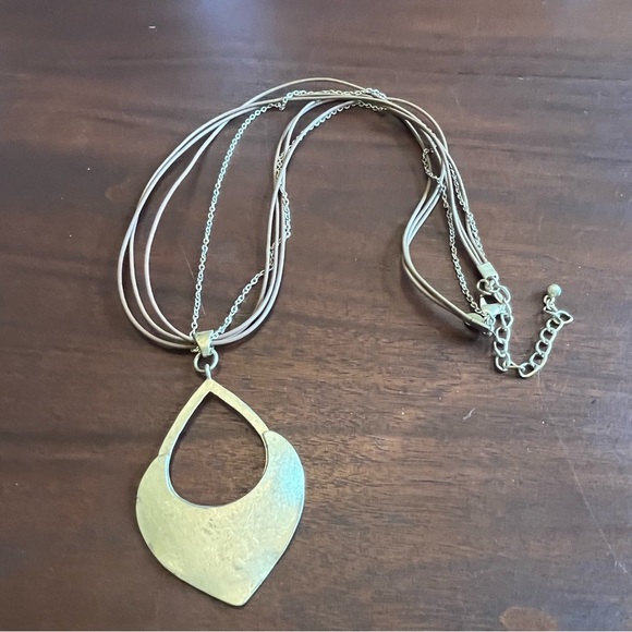 Lot of 5 Necklaces Faux Turquoise Leather Iris Apfel Style - Picture 5 of 11